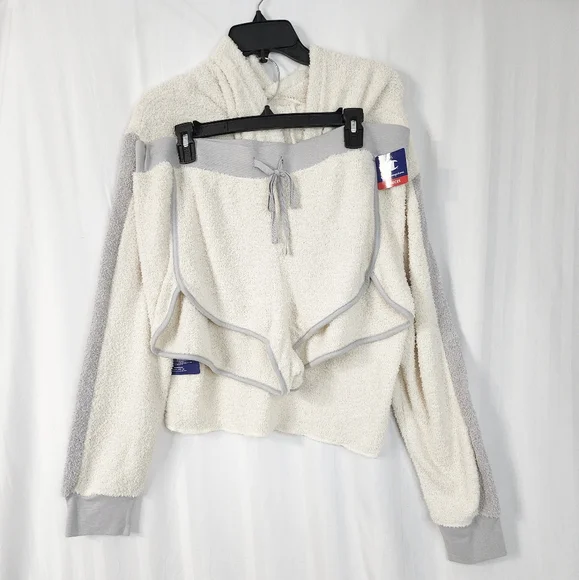 Champion hoodie & pajama shorts set size X-Large Long sleeves - Picture 6 of 15